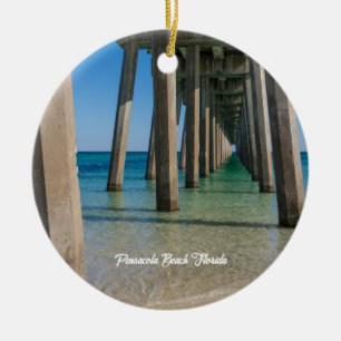 Enfeite de círculo do píer da praia de Pensacola