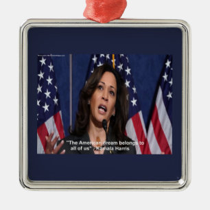 Enfeite de Citação de Kamala Harris & Sonho Americ