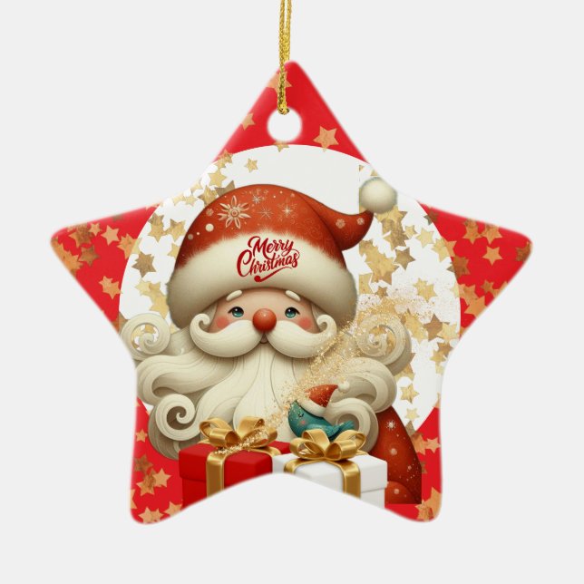 Enfeite de Decoração de Férias Festivas de Natal (Frente)