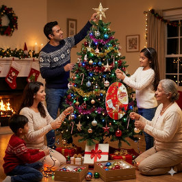 Enfeite de Decoração de Férias Festivas de Natal
