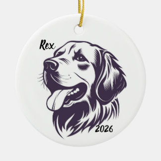 Enfeite de design de cachorro
