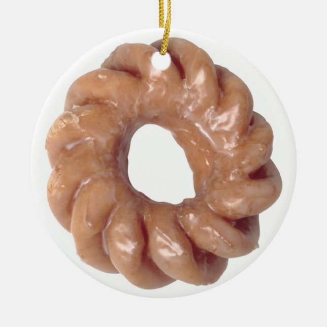 Enfeite de Donut Engraçado (Frente)