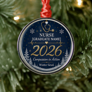 Enfeite de Enfermeira Personalizado 2026 Estetos