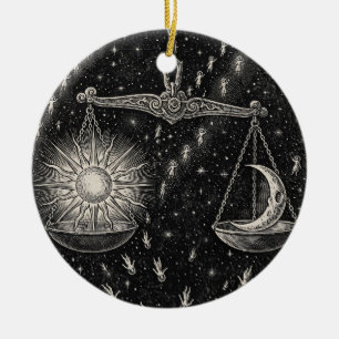 Enfeite de Escala de Karma — Natal de Xilogravura