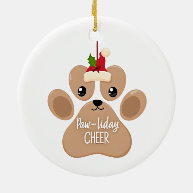 Enfeite de Estimação Feliz Natal (Traseira)