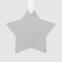Enfeite de Estrela de Acrílico | Decoração Minimal