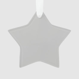 Enfeite de Estrela de Acrílico | Decoração Minimal