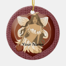 Enfeite de fada de chocolate