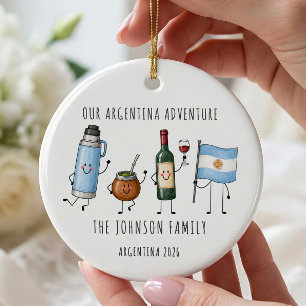 Enfeite de Família Aventura Argentina