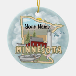 Enfeite de farol de Minnesota