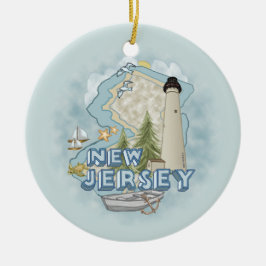 Enfeite de farol de New Jersey