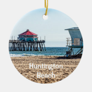 Enfeite de Feriado do Pier de Huntington Beach