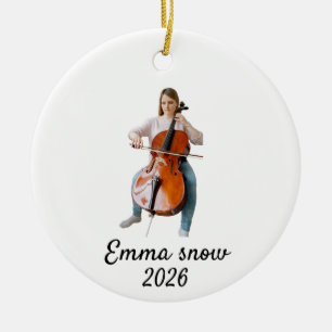 Enfeite de Foto de Violoncelo, Violoncelista de In