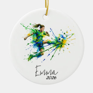 enfeite de futebol feminino, enfeite de futebol, p