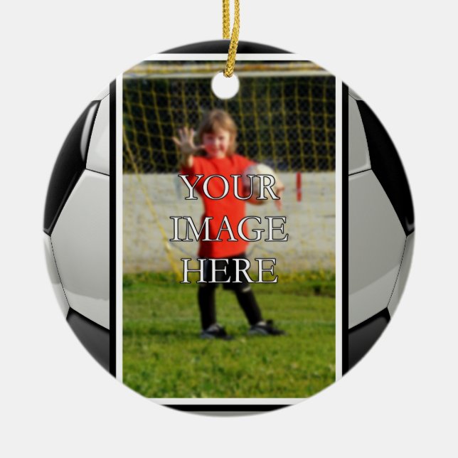 Enfeite de Futebol Personalizado (Frente)