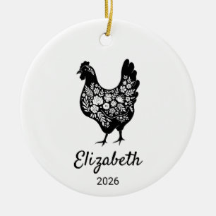 Enfeite de Galinha, Enfeite de Natal de Pássaro