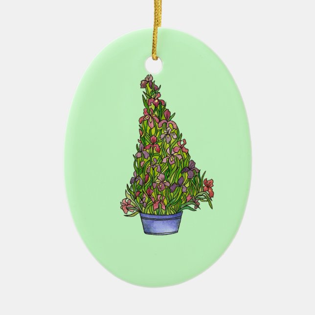 Enfeite de Íris de Natal (Frente)