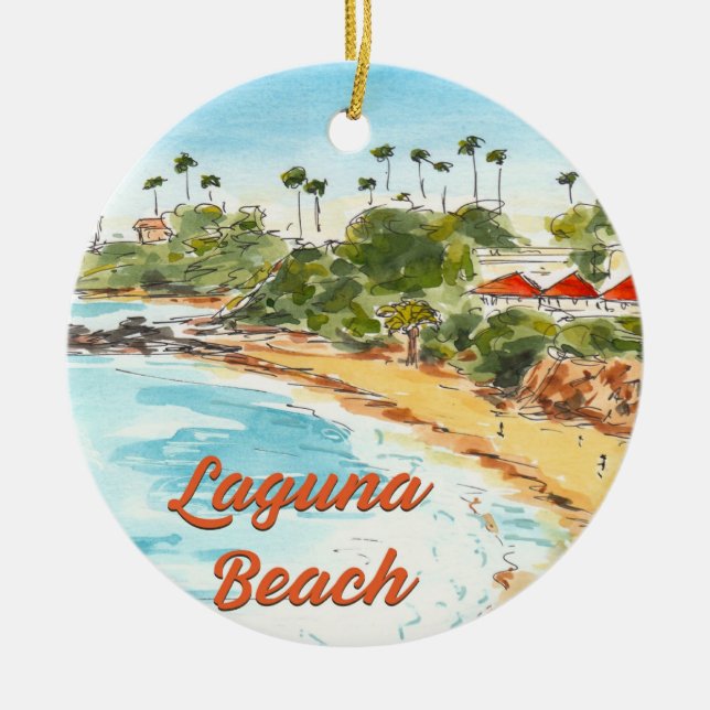 Enfeite de Laguna Beach Califórnia (Frente)