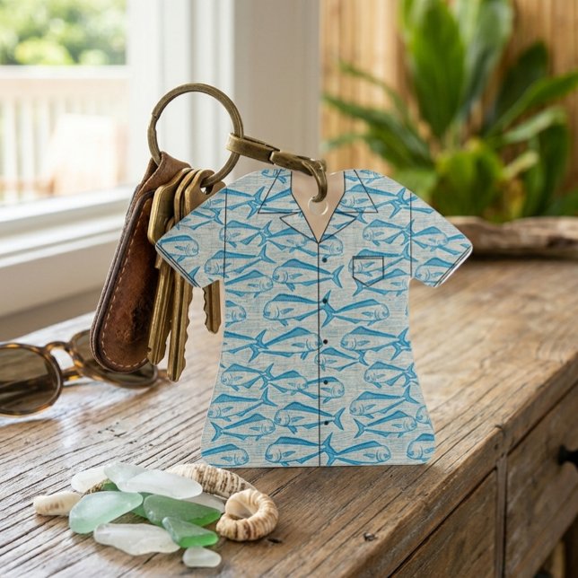 Enfeite de lembrança Camisa Aloha Mahi Mahi (Criador carregado)