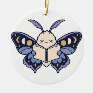 Enfeite de Livro de Leitura da Mariposa da Fase Lu