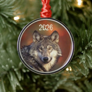 Enfeite de Lobo Cinzento