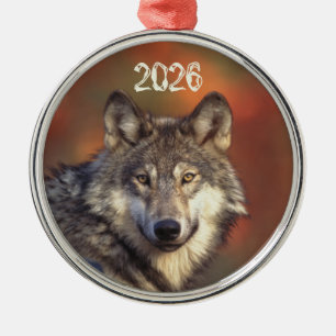 Enfeite de Lobo Cinzento