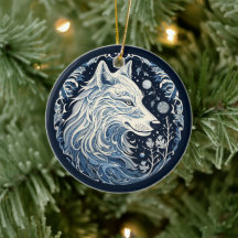 Enfeite de Lobo Nórdico