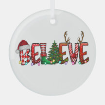 Enfeite de Natal Acredite
