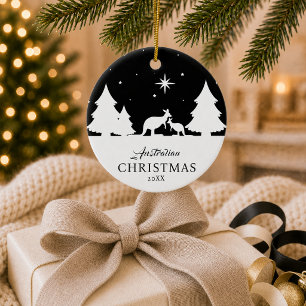 Enfeite de Natal Australiano de Canguru