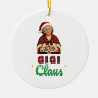 Enfeite de Natal Avó Gigi Xadrez