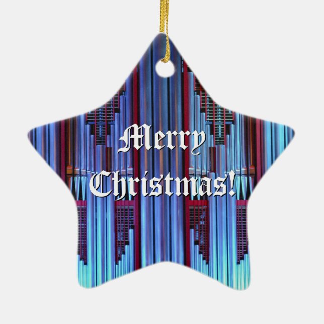Enfeite de Natal azul (Verso)