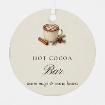Enfeite de Natal Barra de Cacau Quente