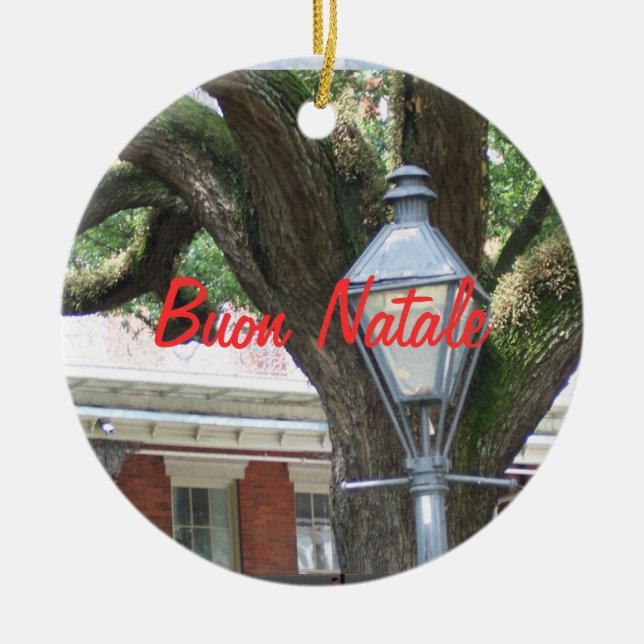 Enfeite de Natal Buon Natale (Frente)