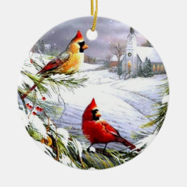 Enfeite de Natal - Cardinal