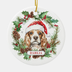 Enfeite de Natal Cavalier King Charles Spaniel