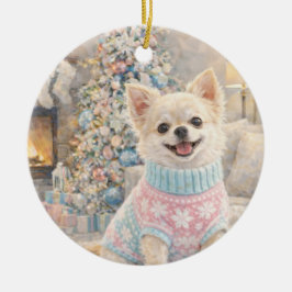 Enfeite de Natal Chihuahua