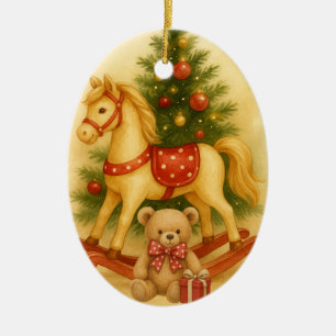Enfeite de Natal com Bolinhas de Cavalinho de Bala