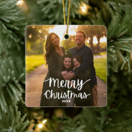 Enfeite de Natal com Foto da Família | Modelo Pers