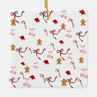Enfeite de Natal com Laço Coquette Fofo