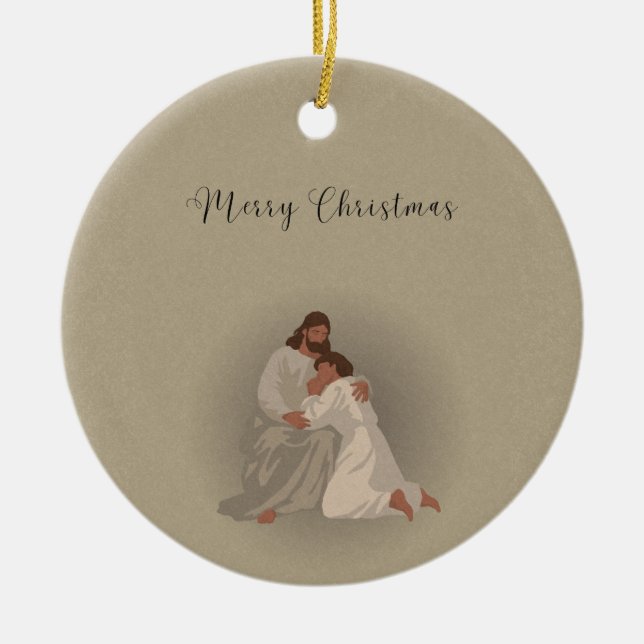 Enfeite de Natal Cristão (Frente)