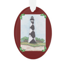 Enfeite de Natal da Cape Lookout Lighthouse