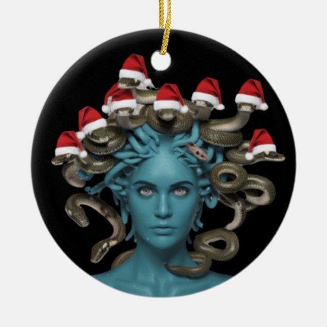 Enfeite de Natal da Medusa (Frente)