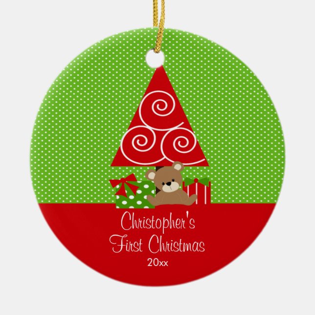 Enfeite de Natal da Primeira Árvore de Natal do Be (Frente)