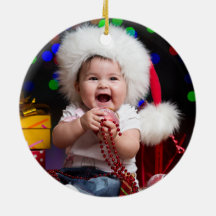 Enfeite de Natal da Primeira Foto do Bebê