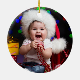 Enfeite de Natal da Primeira Foto do Bebê