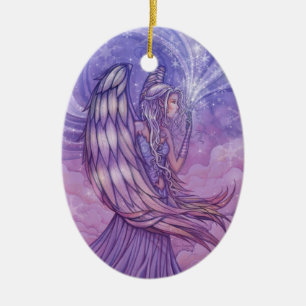 Enfeite de Natal de Anjo por Molly Harrison