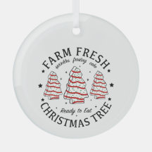 Enfeite de Natal de Árvore Fresca da Fazenda