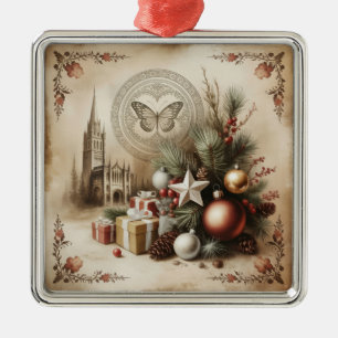 Enfeite de Natal de Árvore Vintage
