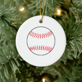 Enfeite de Natal de Beisebol