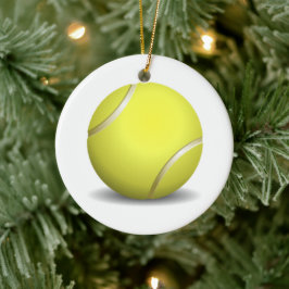 Enfeite de Natal de Bola de Tênis